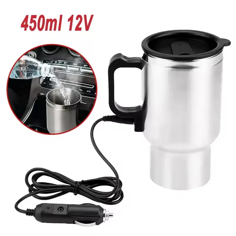 Outdoor Camping Kettle - Bollitore Elettrico per Auto 12V 450ml,