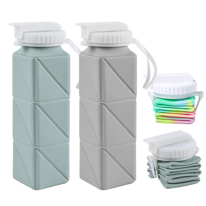 Collapsible Water Bottle - Bottiglia d'acqua pieghevole da 620 ml