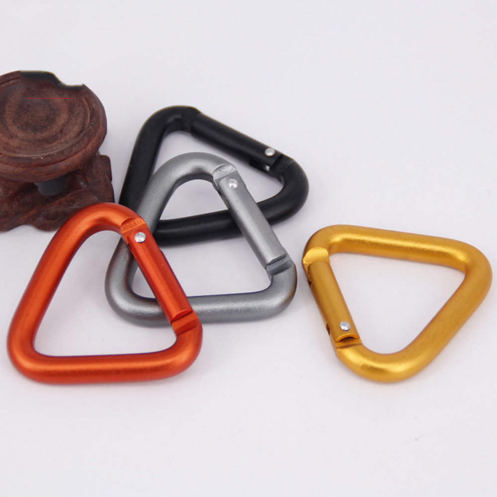 Outdoor Camping Kettle - 1pc Triangolo Moschettone Escursione di Campeggio