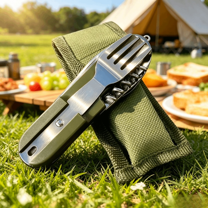 Outdoor Camping Dining Set - Set di posate da campeggio 7