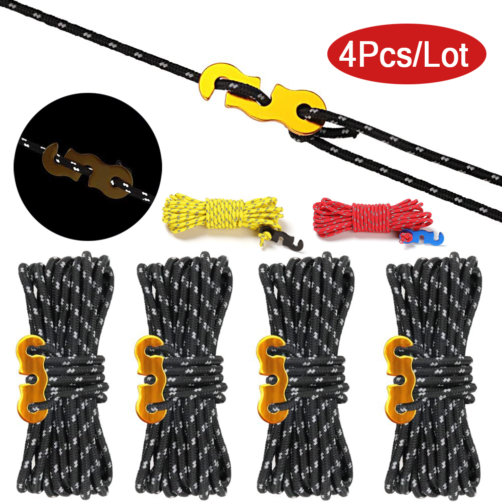 Outdoor Camping Guy - 4 pezzi di tiranti per esterni