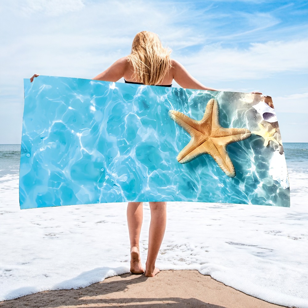 Outdoor Camping Blanket - Telo da bagno in microfibra 27.5x55