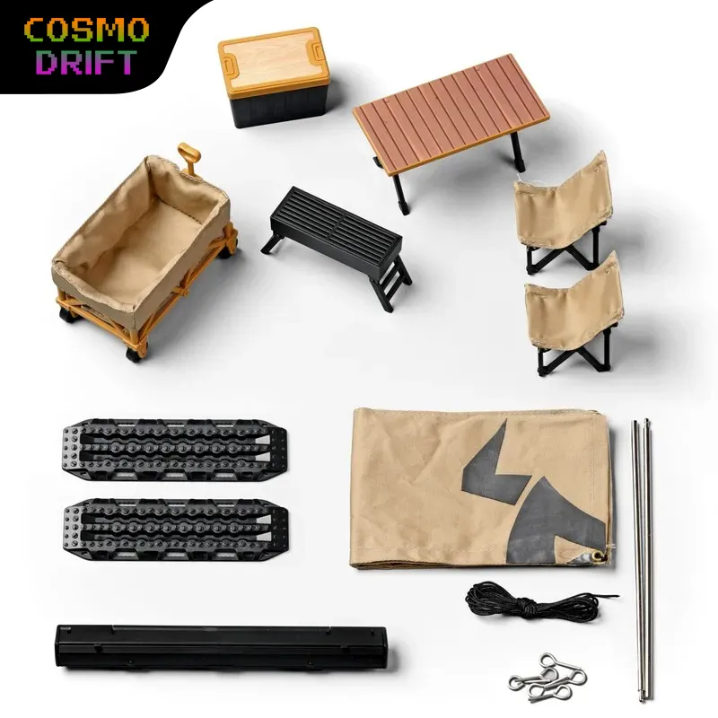 Outdoor Camping Toys - Modello MN-85K in scala 1:12, set