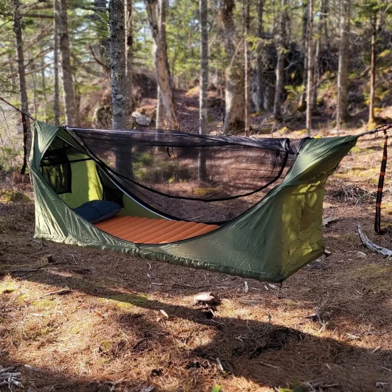 Camping Hammock - Zanzariera con Cerniera Traspirante per Sedia
