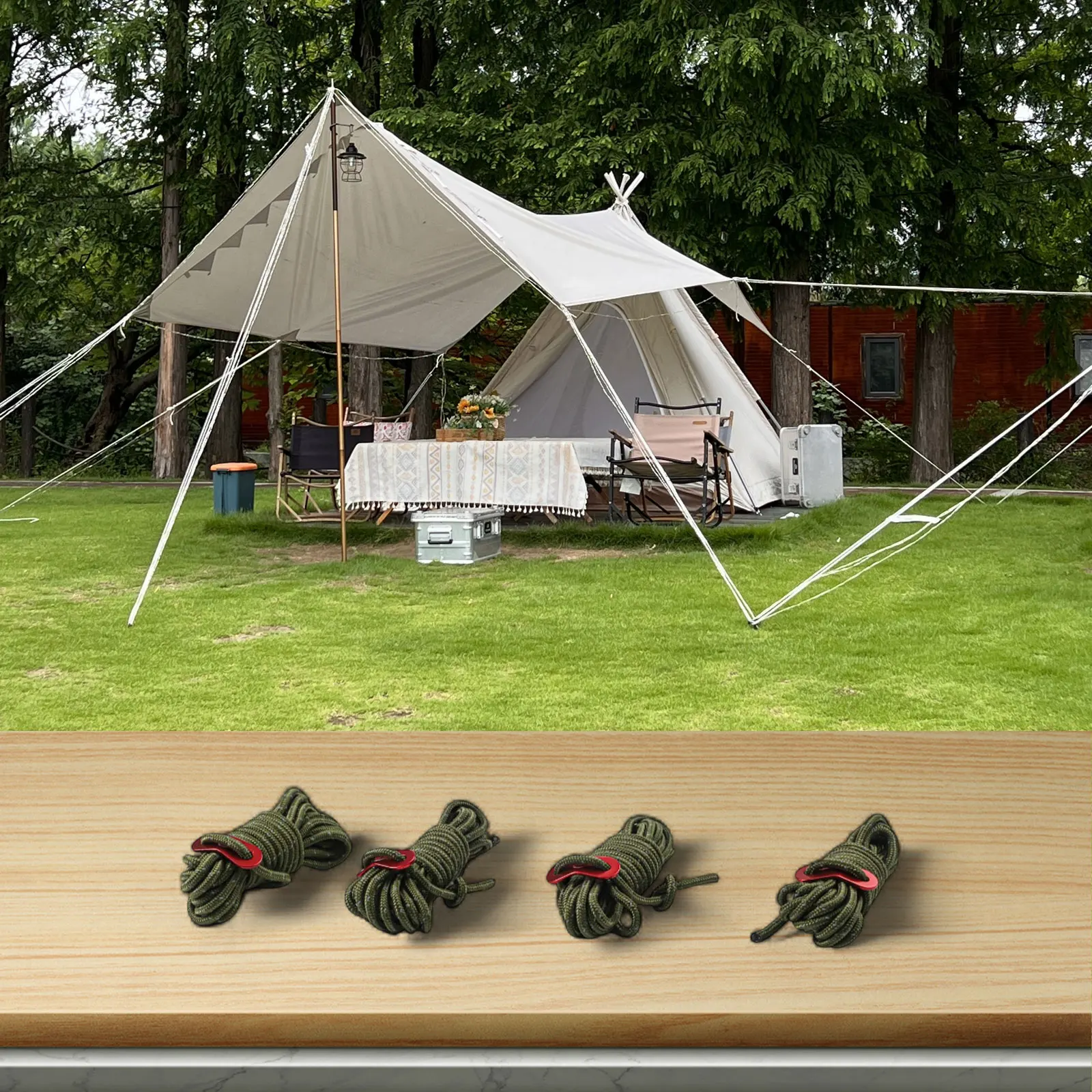 Outdoor Camping Guy - Corda Riflettente 4mm X 4m per