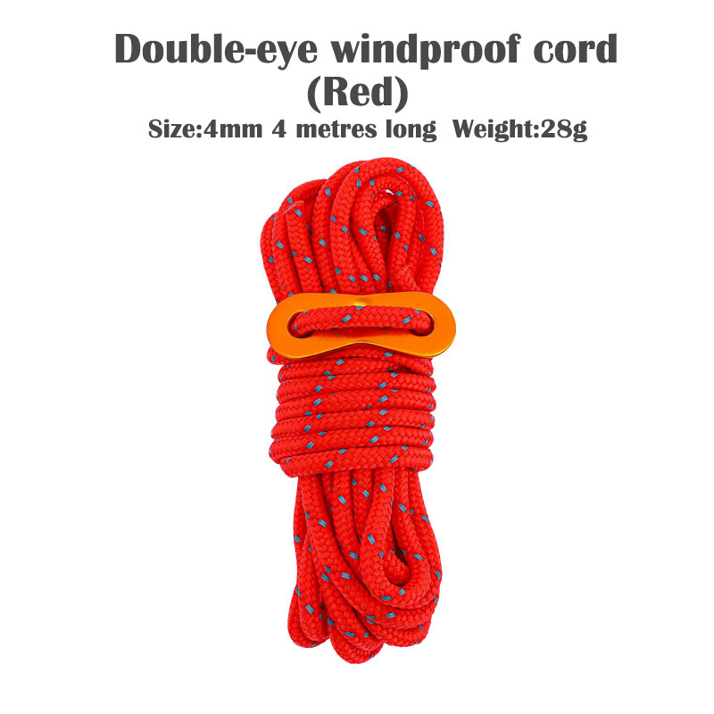 Outdoor Camping Guy - Corde per Tende 4mm, Corda Riflettente,