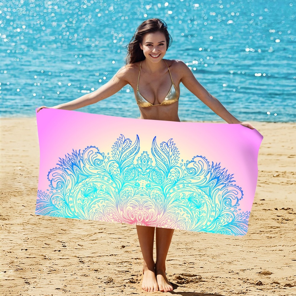 Outdoor Camping Blanket - Telo Mare con Motivo Misterioso 80x160CM,