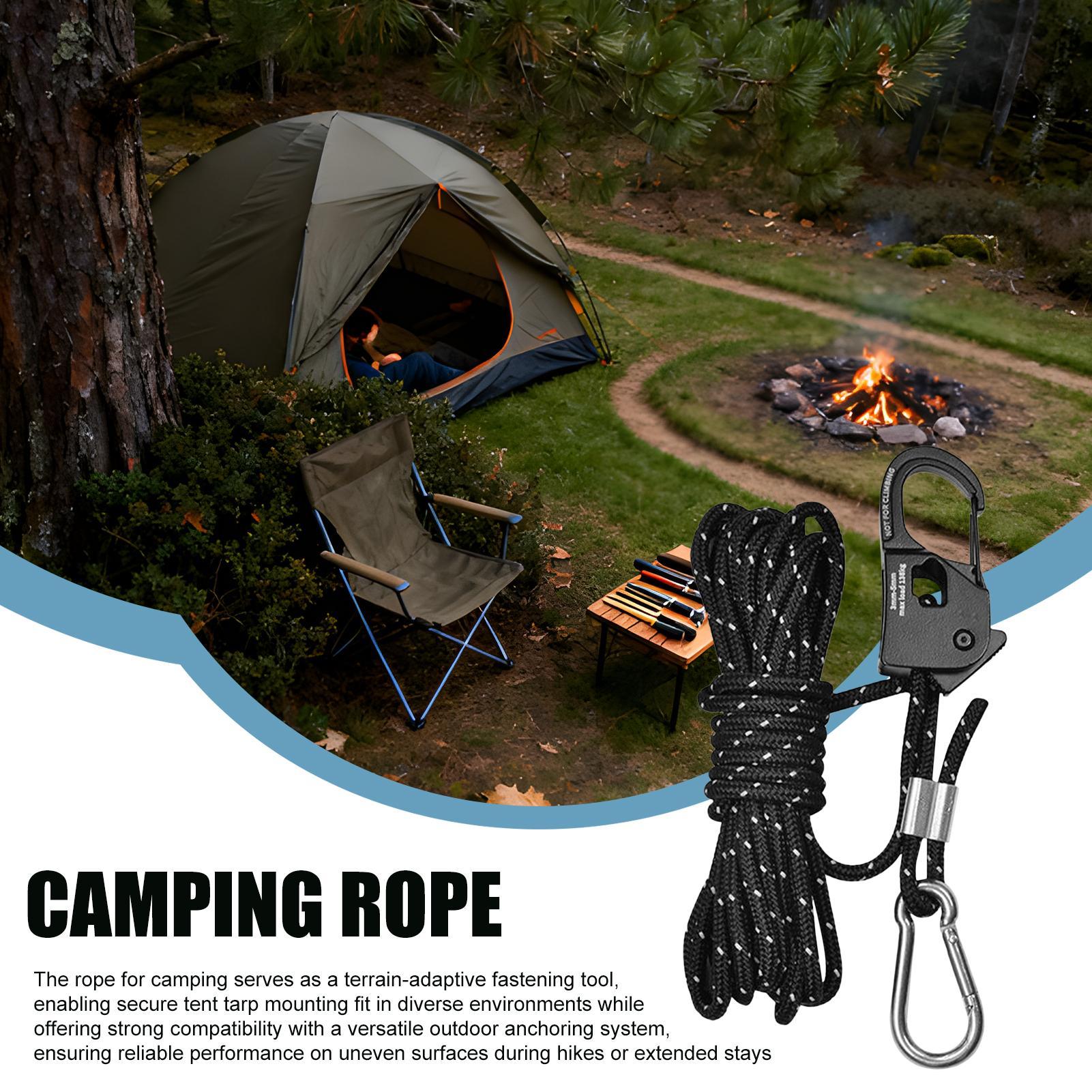 Outdoor Camping Guy - Corda da campeggio in nylon riflettente