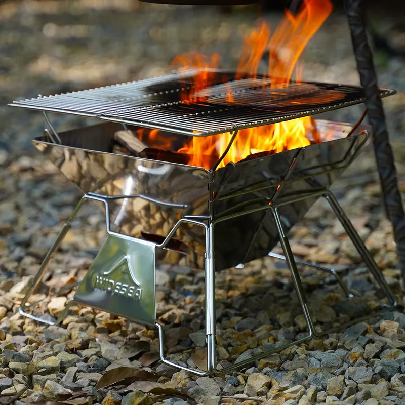 Griglia per Barbecue da Campeg - Outdoor Camping Wood Burning Stove recensione e prezzo