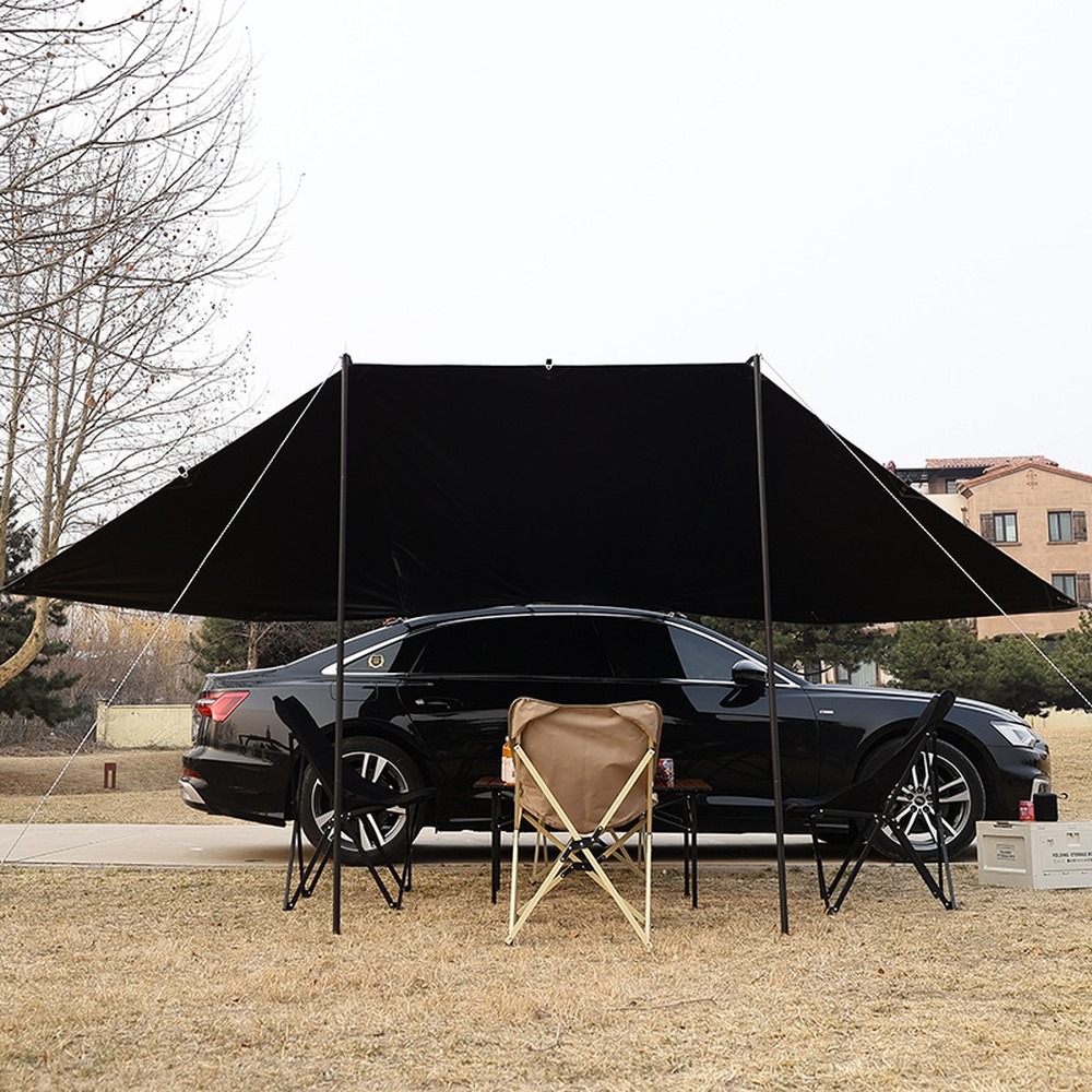 Tenda da tetto per auto in vin - Outdoor Camping Car Tail Tent recensione e prezzo