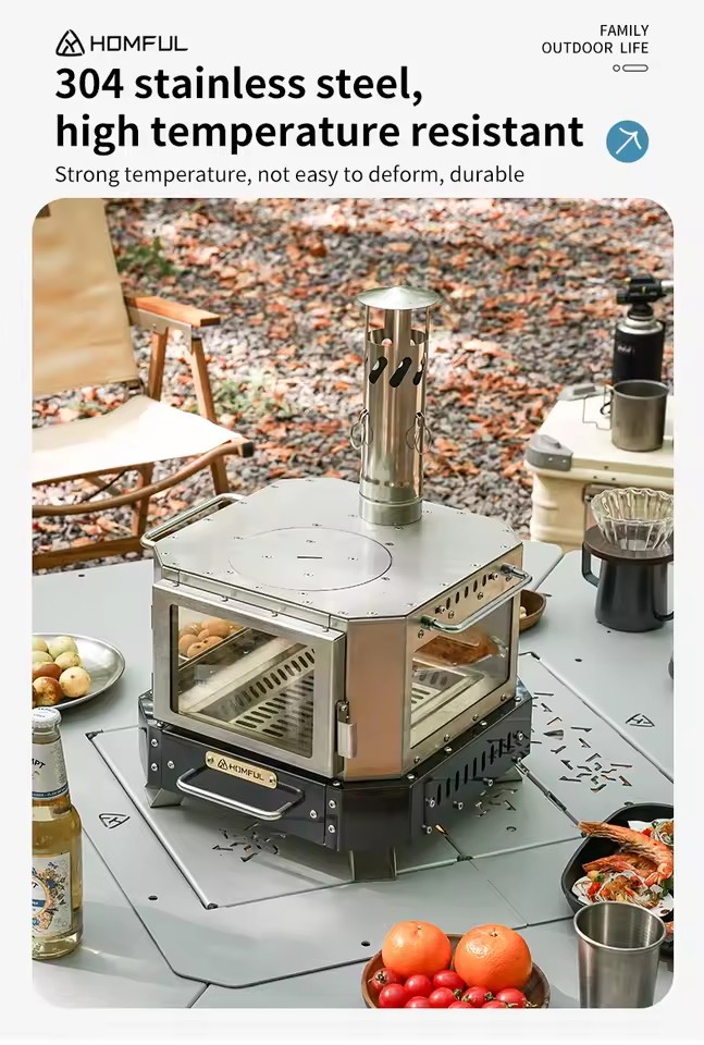 HOMFUL Stufa a Legna Portatile - Outdoor Camping Wood Burning Stove recensione e prezzo