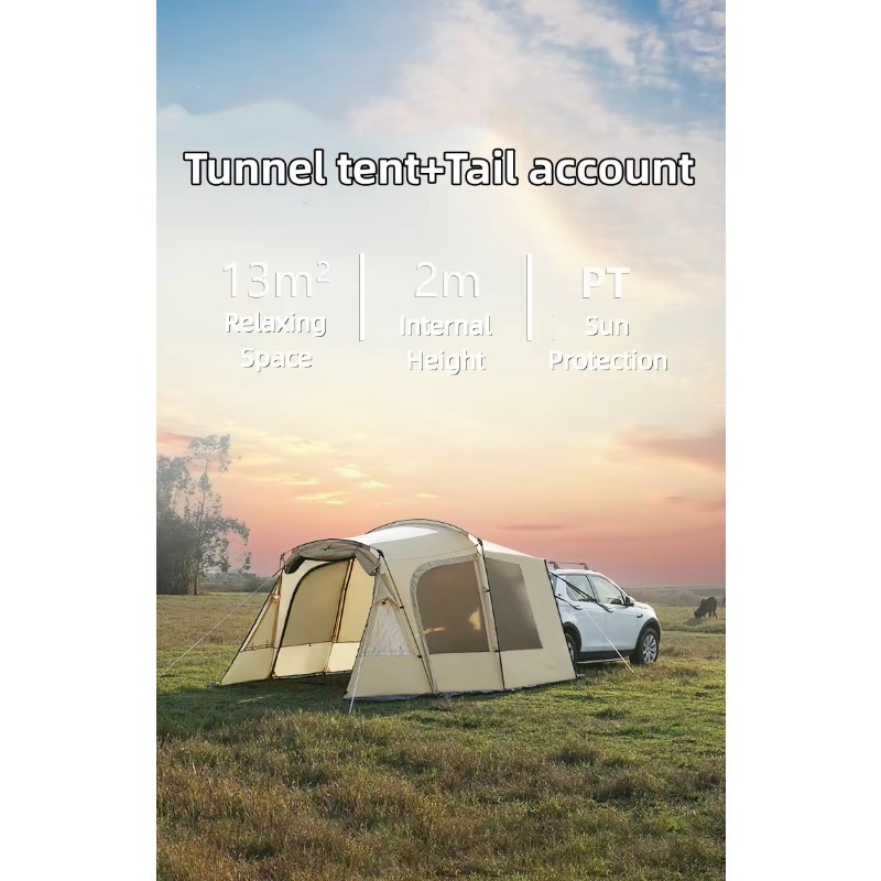 Tenda Posteriore per Auto Pers - Outdoor Camping Car Tail Tent recensione e prezzo