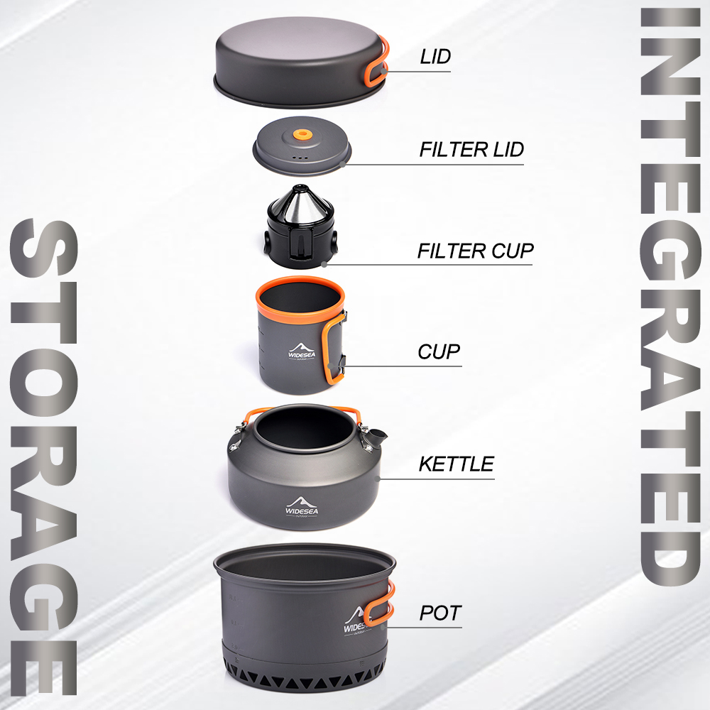 Stoviglie da campeggio Set di  - Outdoor Camping Kettle recensione e prezzo