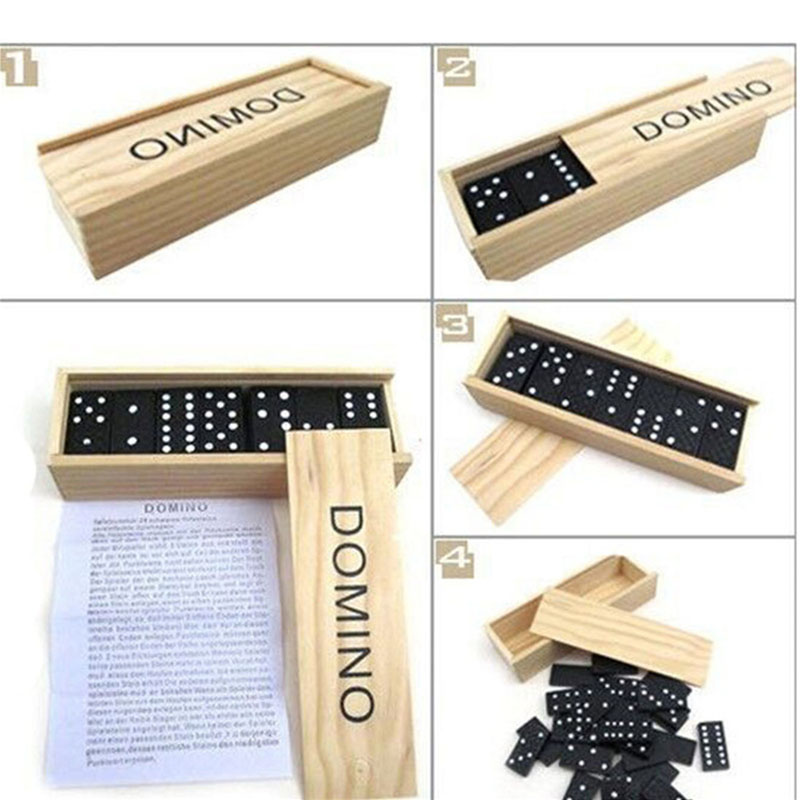 Set di 28 Pezzi Domino in Legn - Outdoor Camping Toys recensione e prezzo