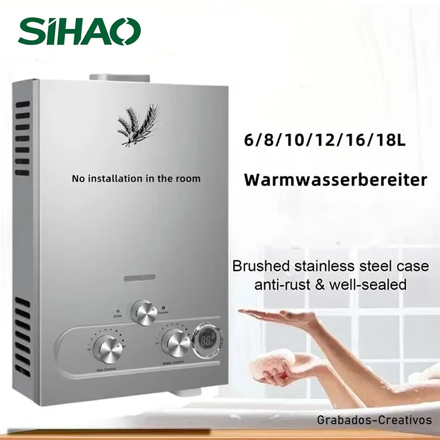 SIHAO 12L 16L 18L GPM GPL Gas  - Kitchen Outdoor Camping recensione e prezzo