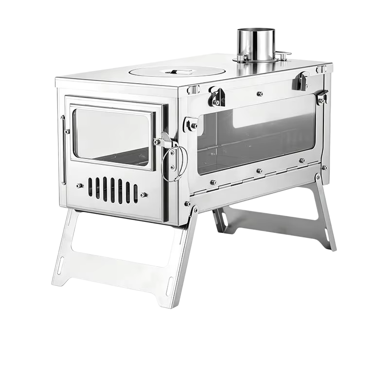 Stufa a Legna in Acciaio Inox  - Outdoor Camping Wood Burning Stove recensione e prezzo