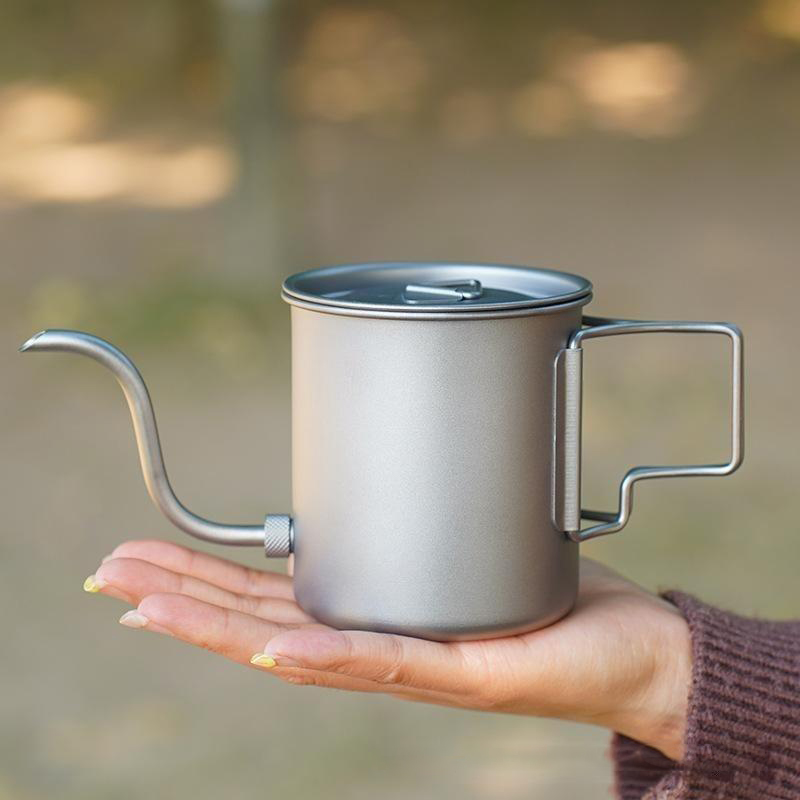 Bollitore per caffè in titanio - Outdoor Camping Kettle recensione e prezzo