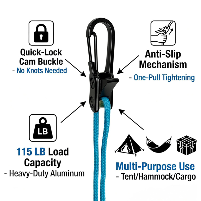 Set di 8 Tensionatori per Cord - Outdoor Camping Guy recensione e prezzo