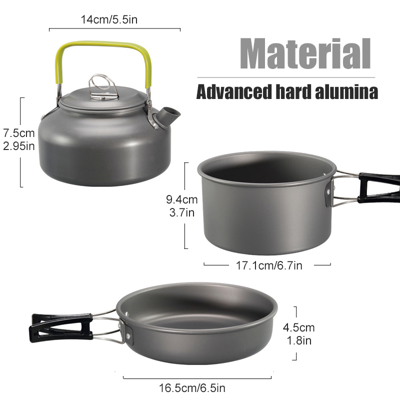 WESTTUNE Kit di pentole da cam - Outdoor Camping Kettle recensione e prezzo
