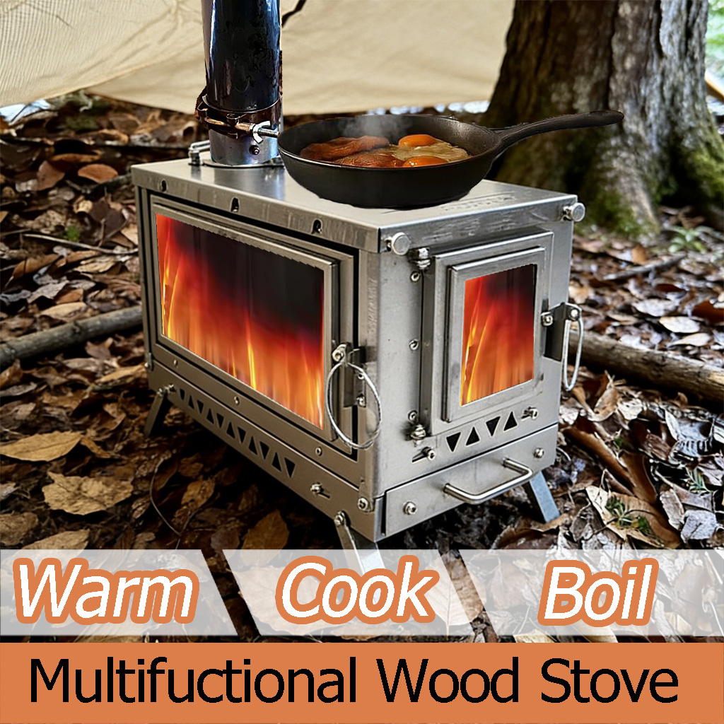 Stufa da tenda DANCHEL T3 in t - Outdoor Camping Wood Burning Stove recensione e prezzo