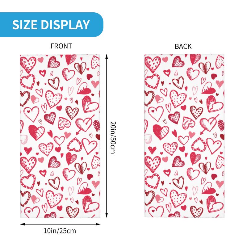 Scaldacollo Bandana con Cuori  - Outdoor Camping Youtube recensione e prezzo