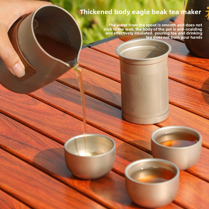Set da Tè Portatile da Viaggio - Outdoor Camping Kettle recensione e prezzo