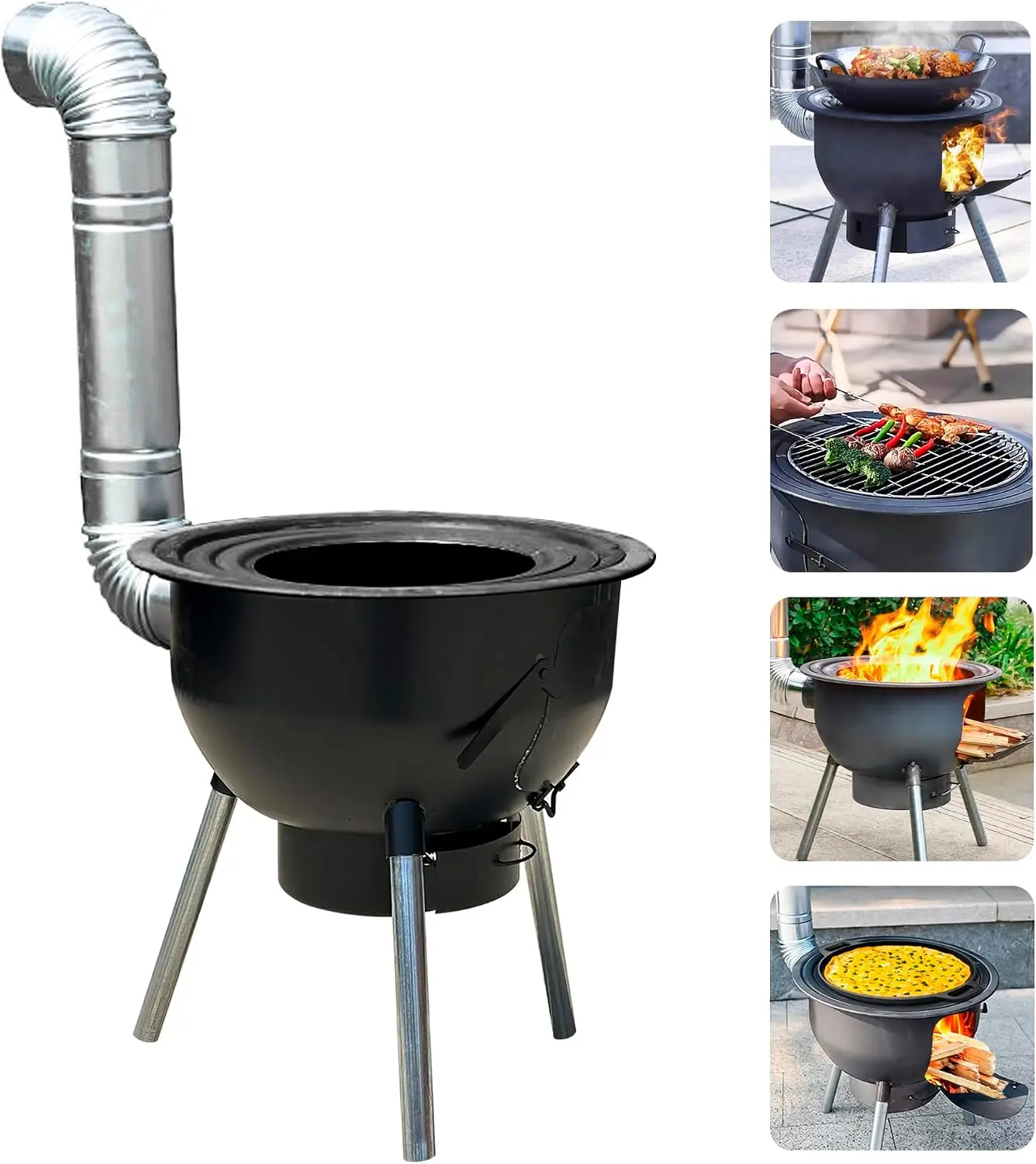 Stufa a Legna Multifunzione co - Outdoor Camping Wood Burning Stove recensione e prezzo