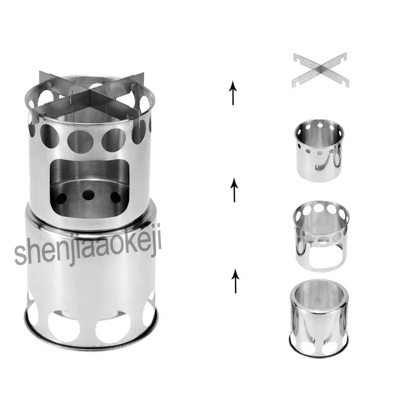 Nuovo Fornello da Campeggio Mu - Outdoor Camping Wood Burning Stove recensione e prezzo