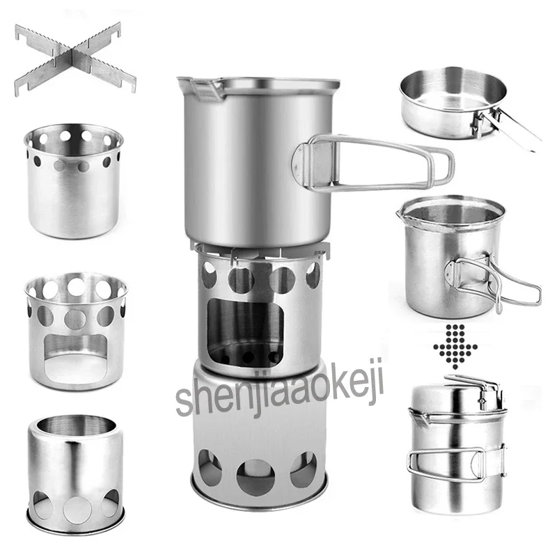 Nuovo Fornello da Campeggio Mu - Outdoor Camping Wood Burning Stove recensione e prezzo