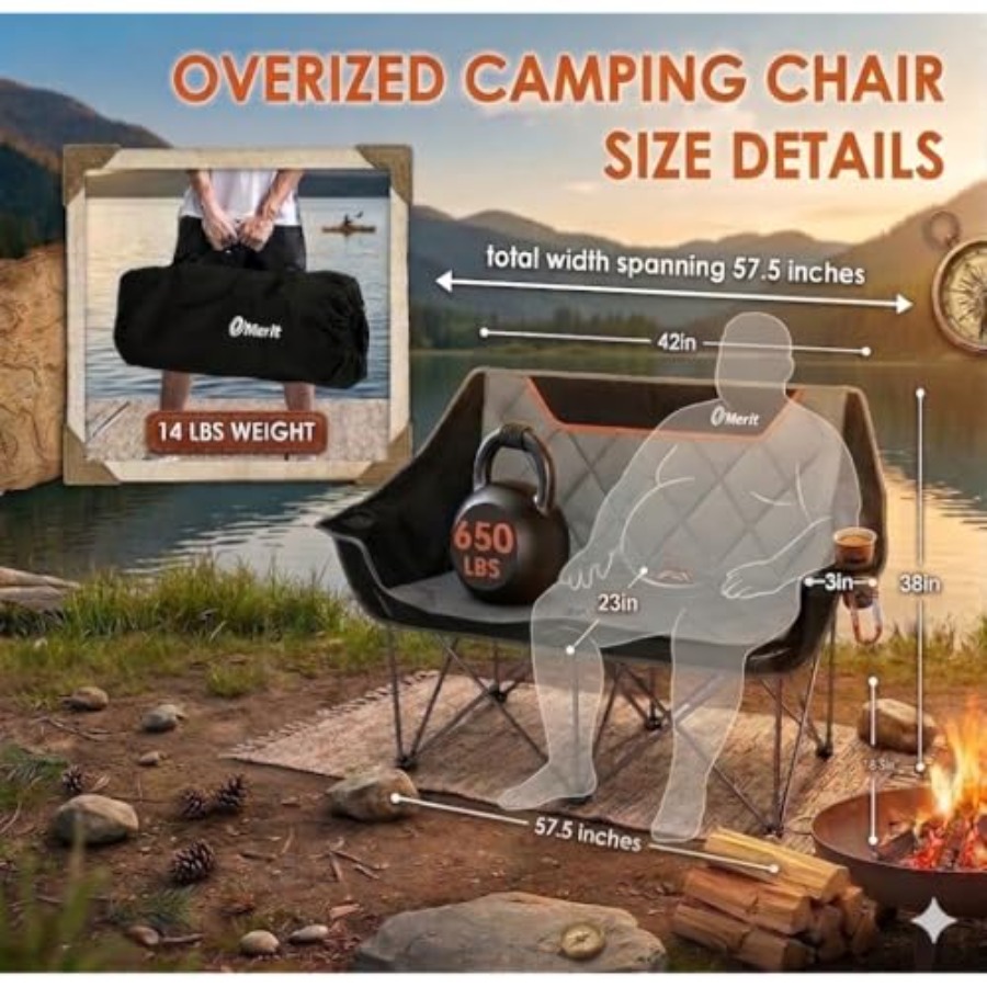 Sedia da Campeggio Oversize Co - Camping Quad recensione e prezzo