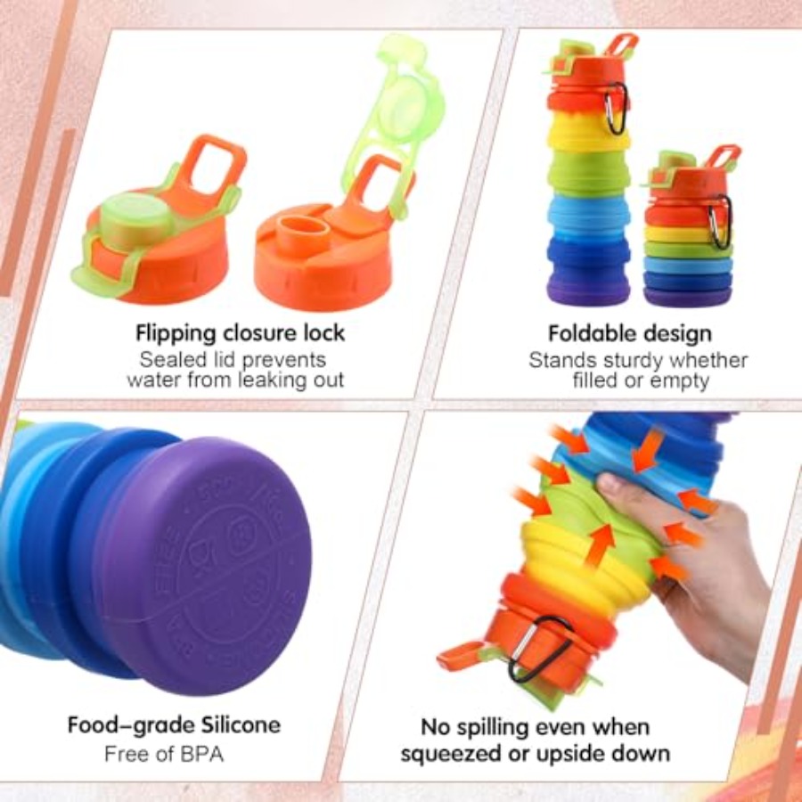 Confezione di Bottiglie d'Acqu - Collapsible Water Bottle recensione e prezzo