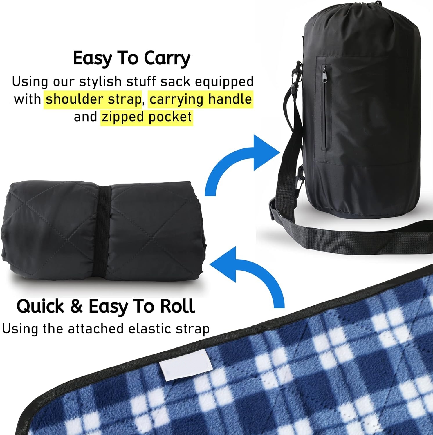 Grande Coperta Impermeabile da - Outdoor Camping Blanket recensione e prezzo