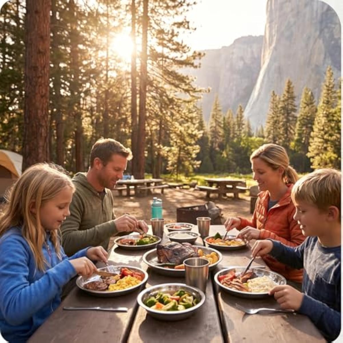 Set da pranzo per esterni in a - Outdoor Camping Dining Set recensione e prezzo
