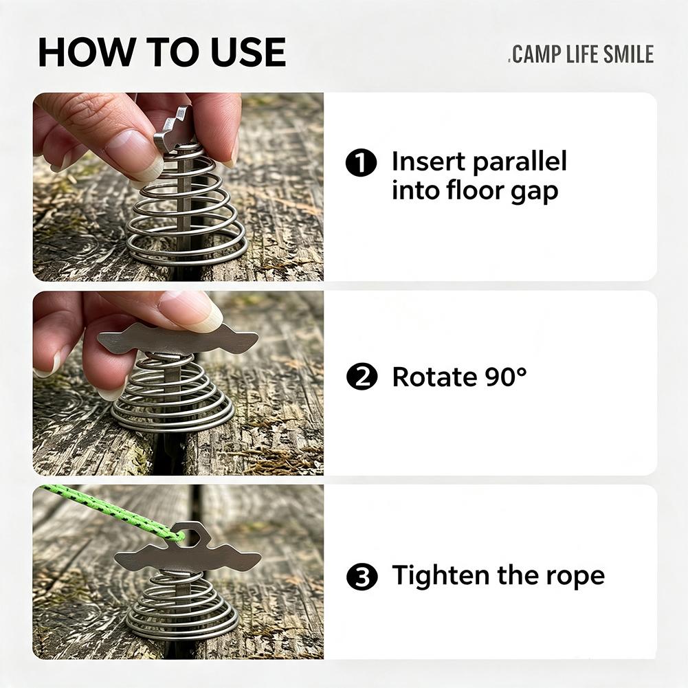 Ancoraggio a molla CLS per ter - Outdoor Camping Guy recensione e prezzo