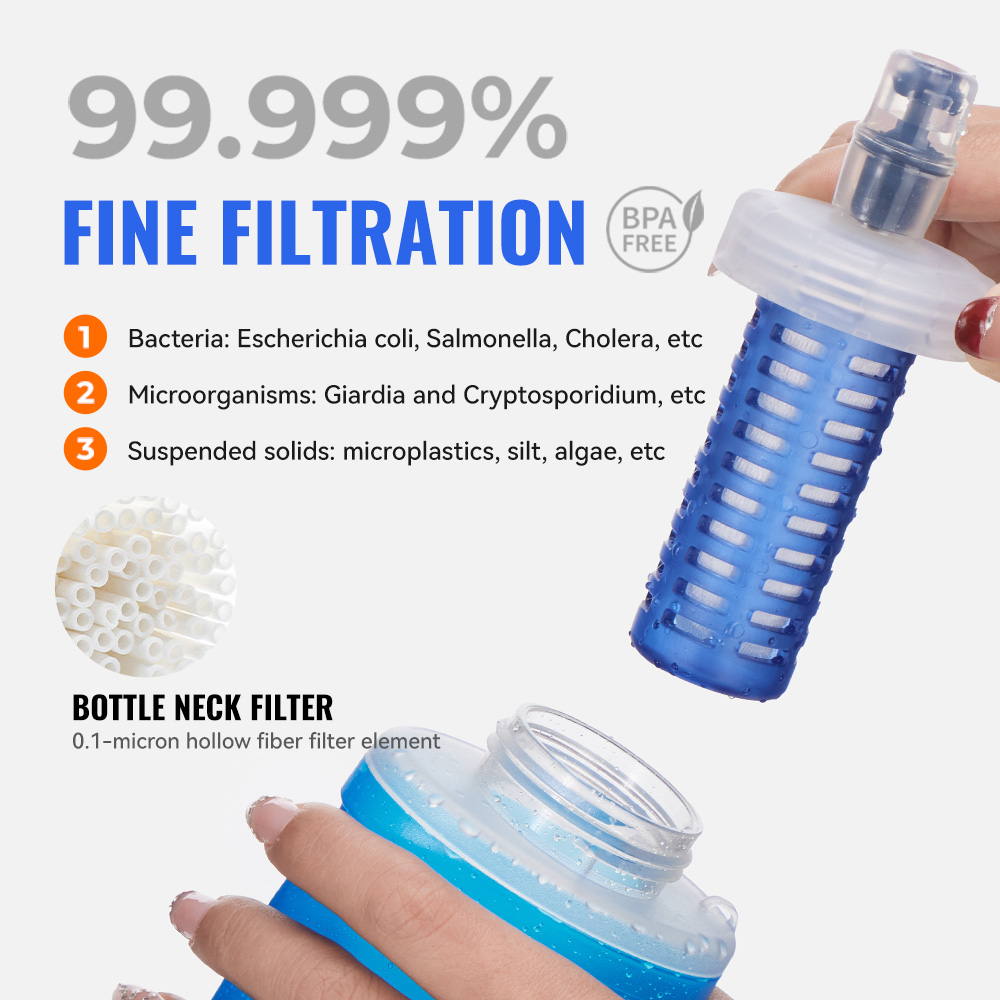 Borraccia Filtrante Pieghevole - Collapsible Water Bottle recensione e prezzo