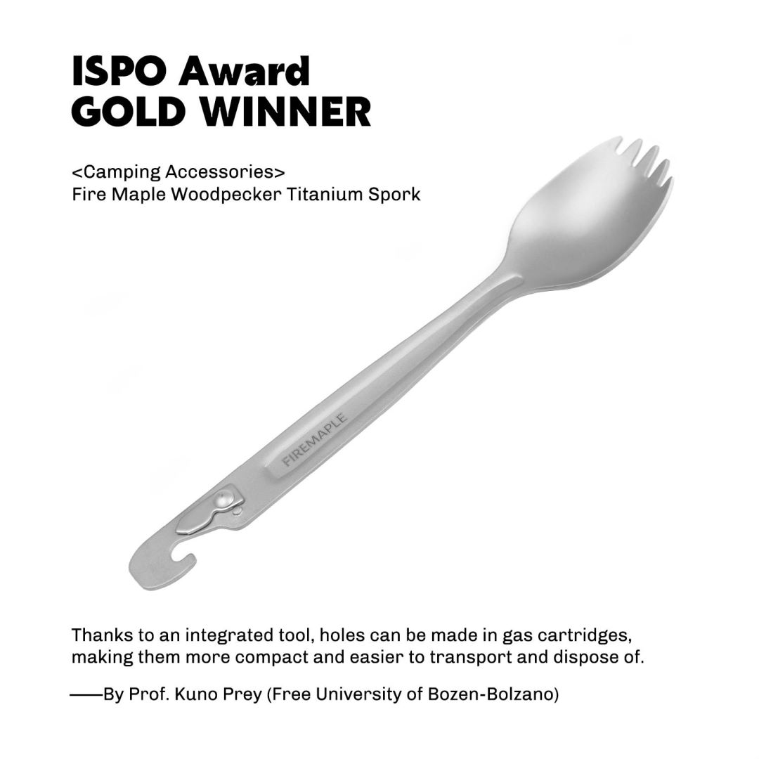 Fuoco acero titanio Spork con  - Outdoor Camping Dining Set recensione e prezzo